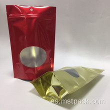 Bolsas de pie desmetalizadas de 250 g para café